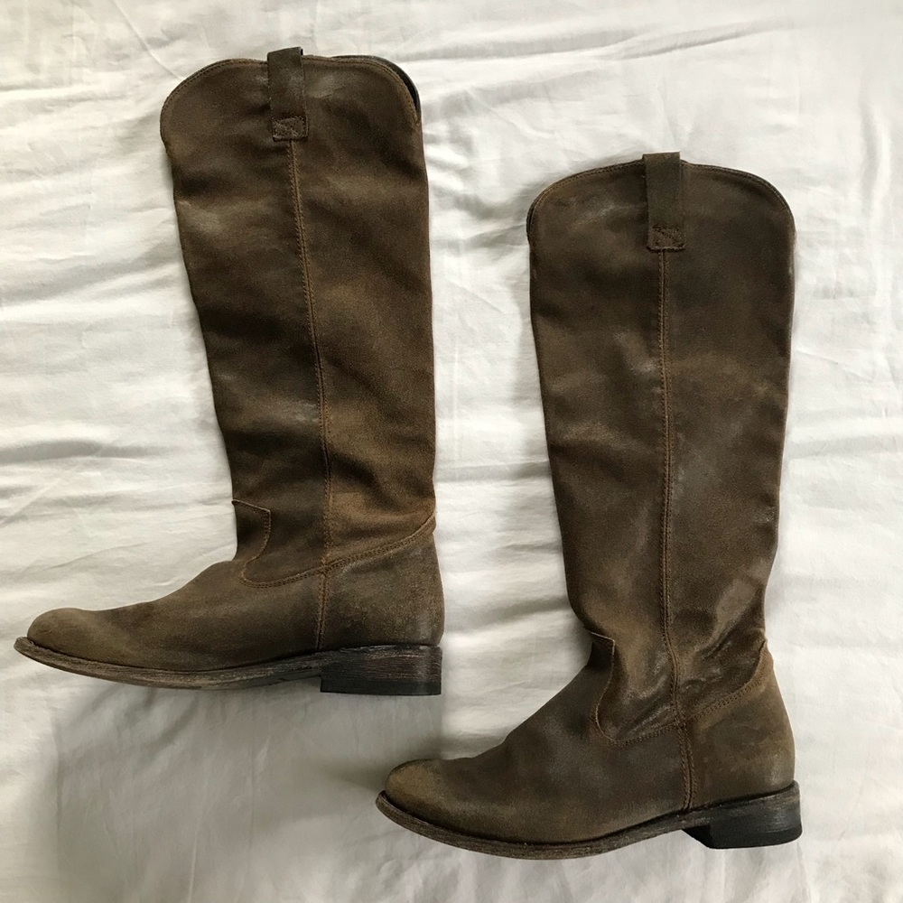 Dolce Vita Brown Leather Boot | size 7.5 / 8